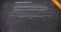 Desktop Screenshot of privatpension-gisela-rhein.de